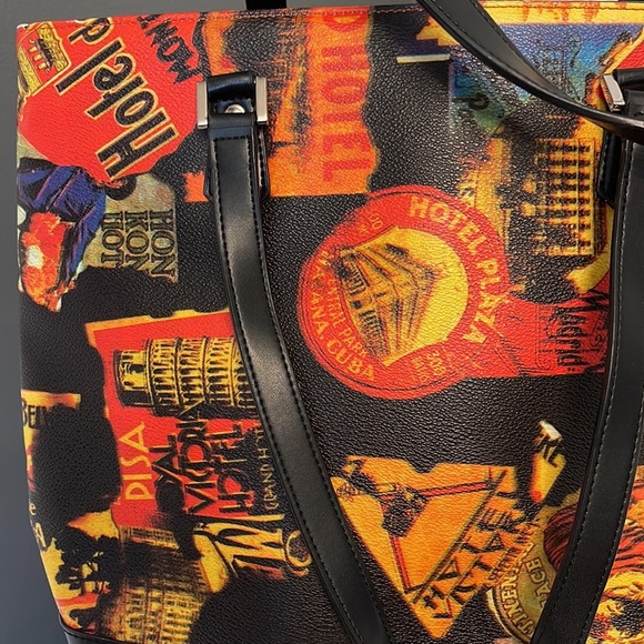 Vintage Sydney Love Classic Hotel Tote Purse - Colorful Retro Design - Picture 2 of 10